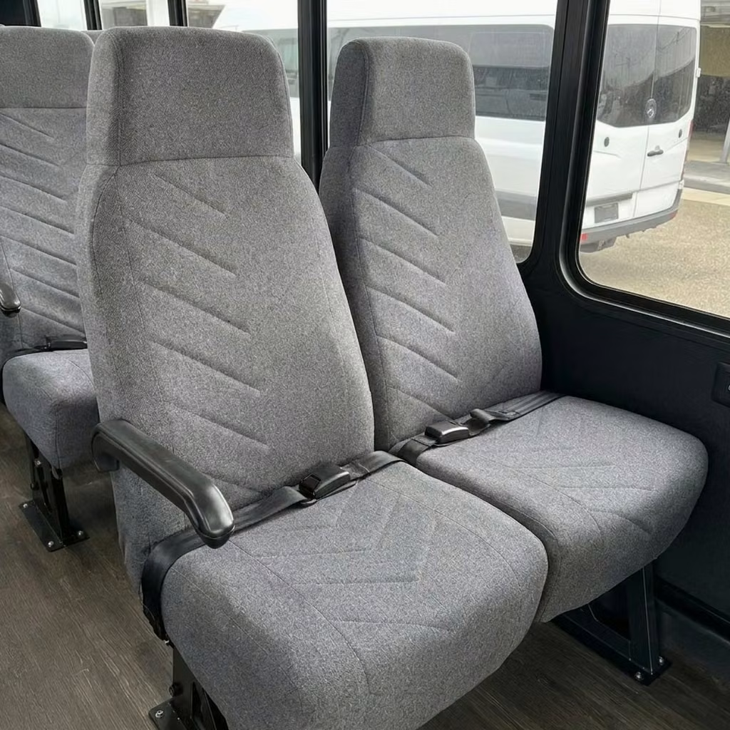 burlingame 18 passenger minibus high back seats