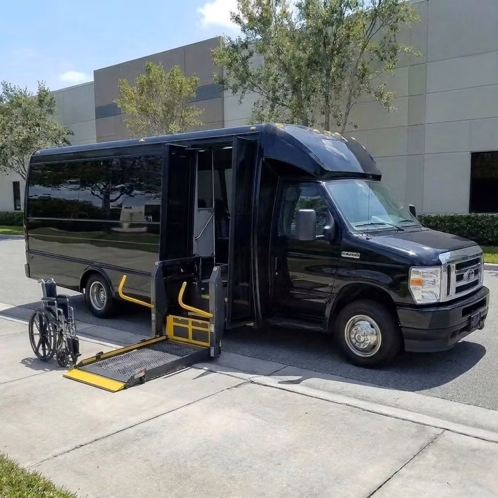 burlingame 18 passenger minibus wheelchair lift