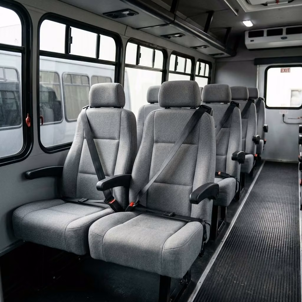 burlingame 35 passenger minibus reclining seats
