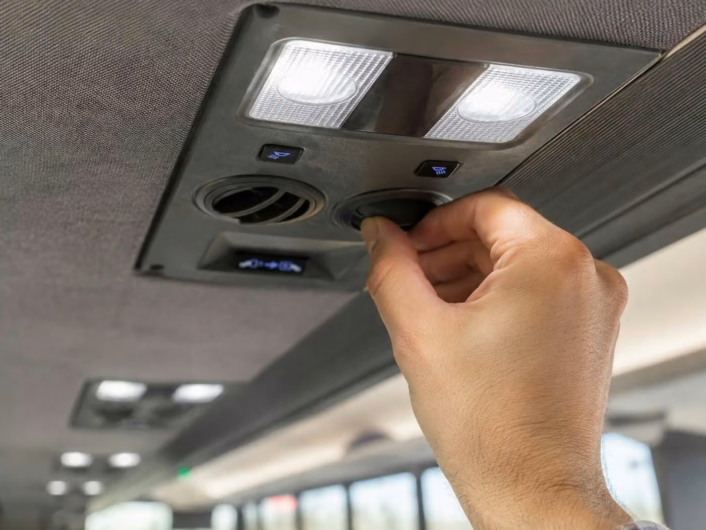 burlingame 56 passenger charter bus air conditioning