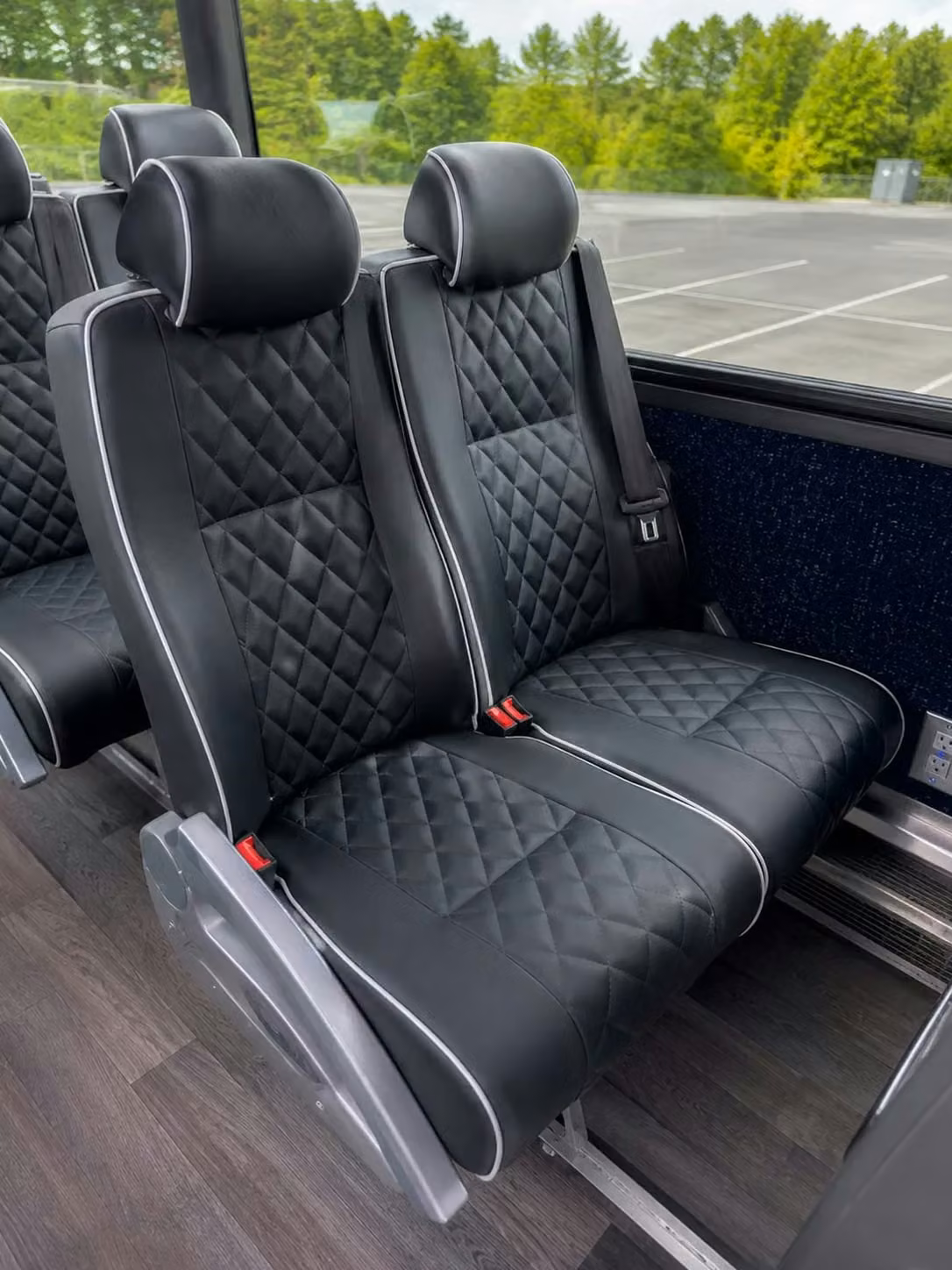 burlingame 56 passenger charter bus reclining seats