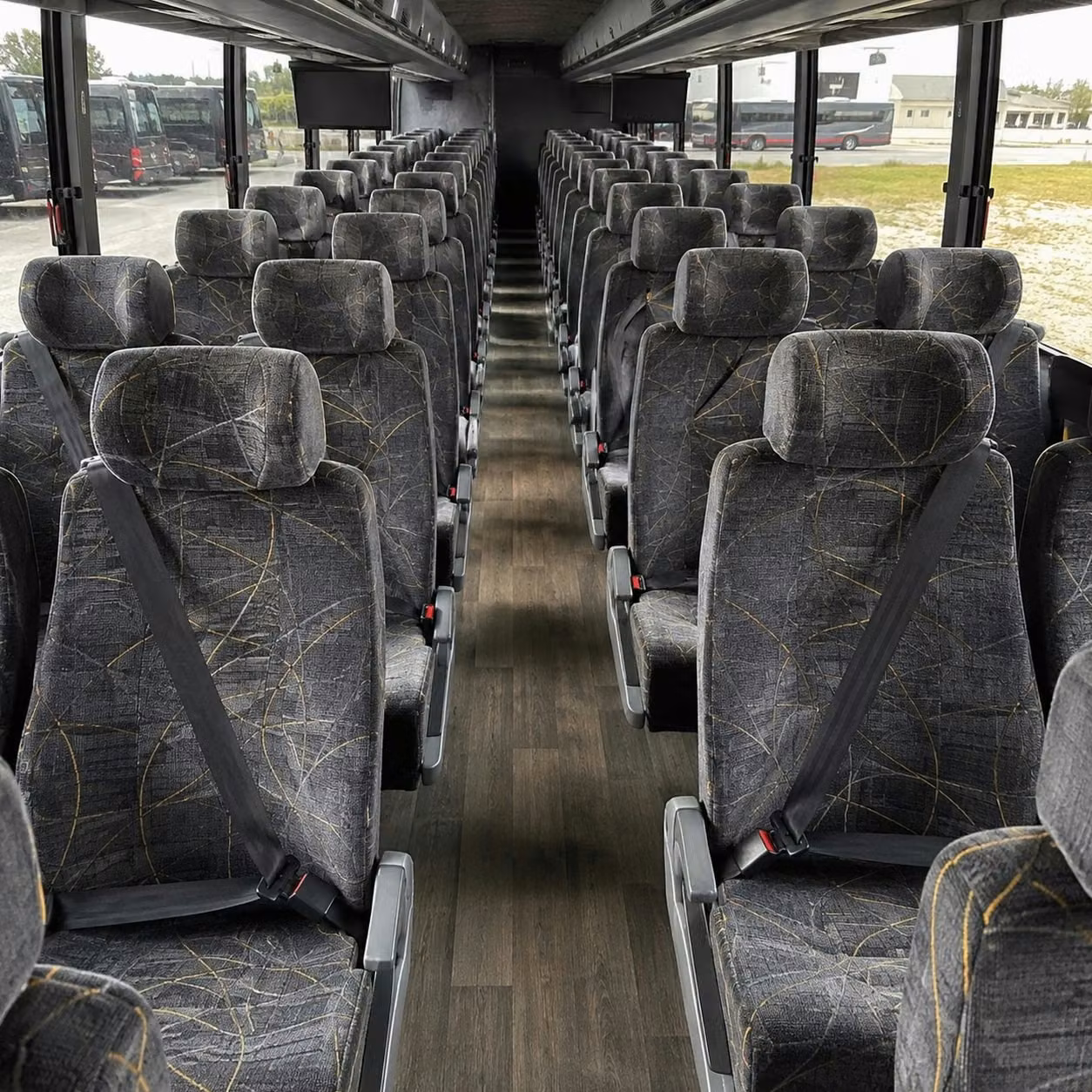 burlingame charter bus interior 2