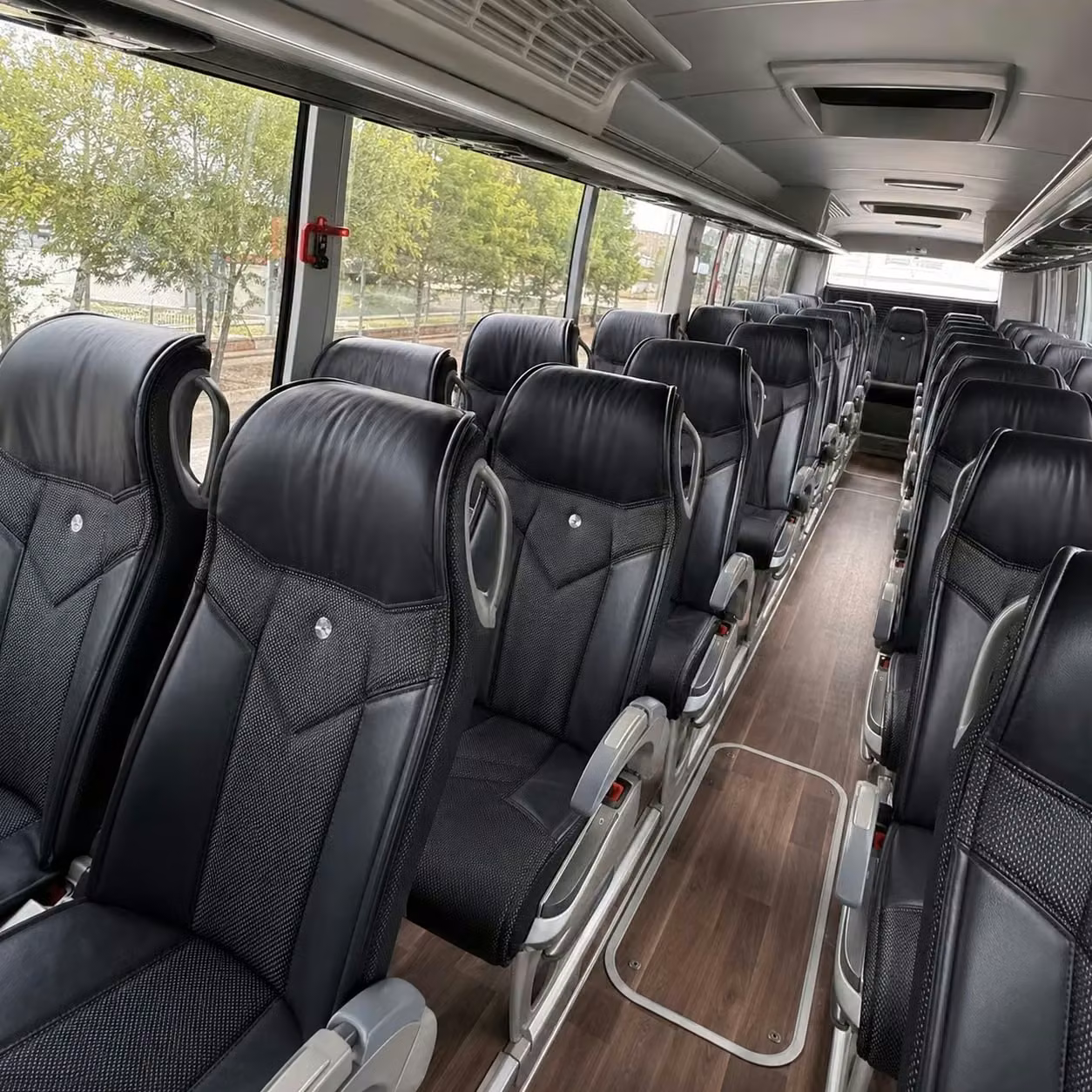 burlingame charter bus interior 3