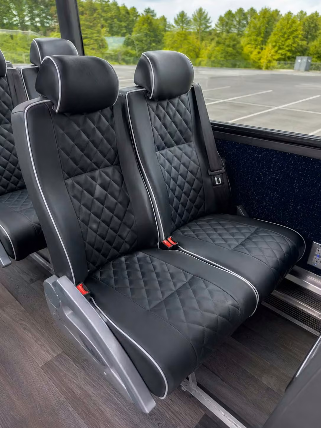 burlingame charter bus reclining seats