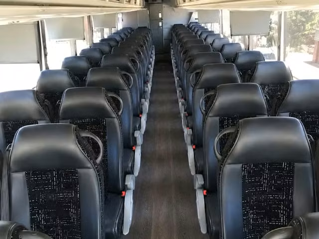 burlingame charter bus interior